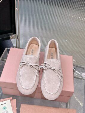 Miu Miu suede loafers